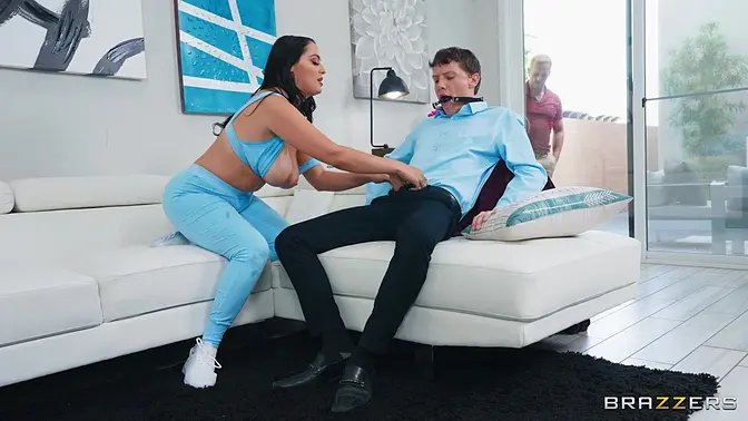 Big Tits Lady Fucked 2 Man With Her Deep Pussy-Sofi Ryan