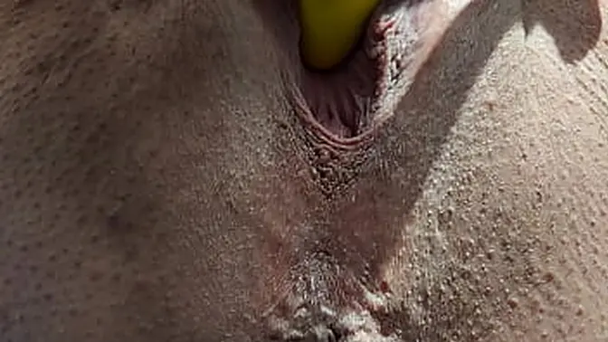 Brunette MILF Kandi Laigne rides dildo and wanks herself on your face