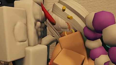Dirty anime chick gets pounded raw on Roblox by a horny🥵 pirate cock🌭