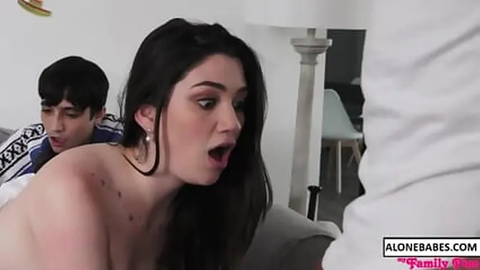 Raunchy XXX orgy with Alyx Star and her naughty😈 fambam &mdash;  gets super sleazy &mdash;  super nasty!