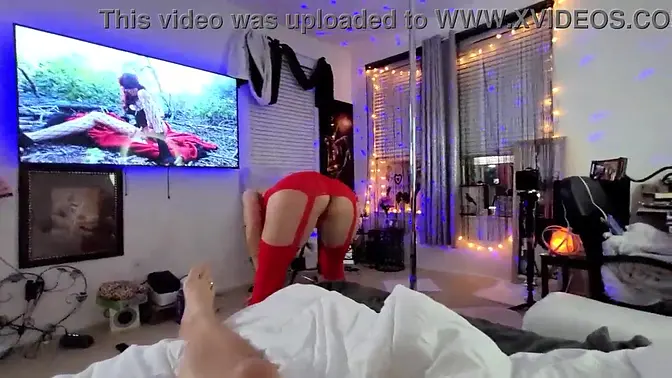 Brunette MILF strips and gets fucked in various positions