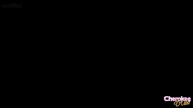 Ebony beauty gets pounded by huge black cock