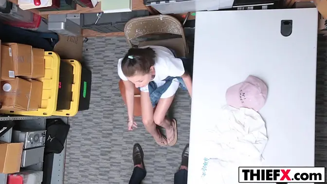 Sweet teen Carolina Sweets punished with big cock