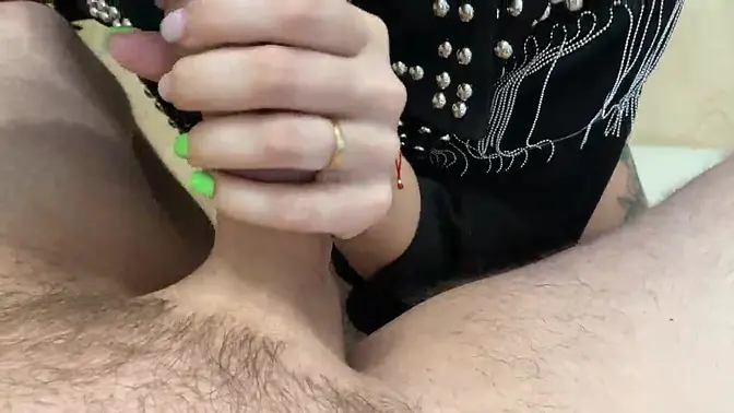 Blonde Cutie Gives Sweet Blowjob in Lingerie