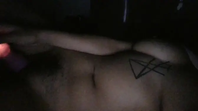 Naughty Latina teacher wanks her large tit and cums intense