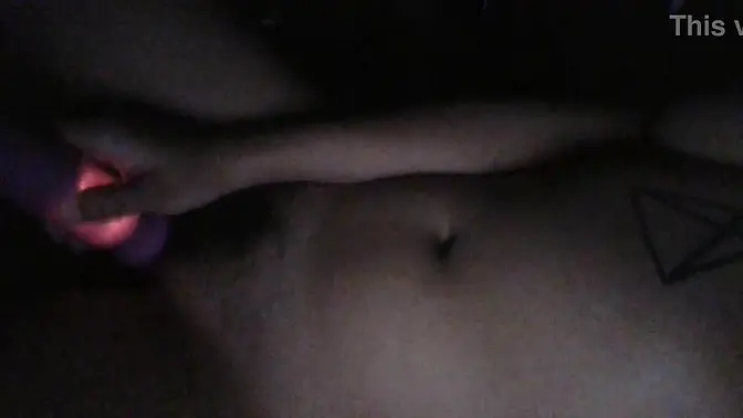 Naughty Latina teacher wanks her big tit and cums hard