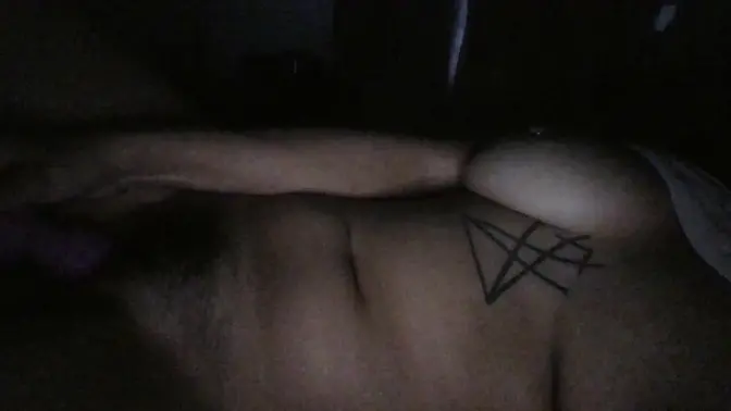 Naughty Latina teacher wanks her big tit and cums hard