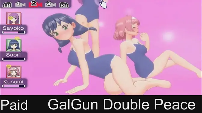 Sexy anime girls shoot high-powered sperm blasters
