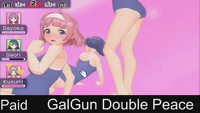 Sexy anime girls shoot high-powered sperm blasters