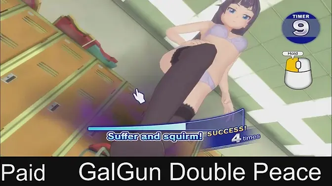 Sexy anime girls shoot high-powered sperm blasters