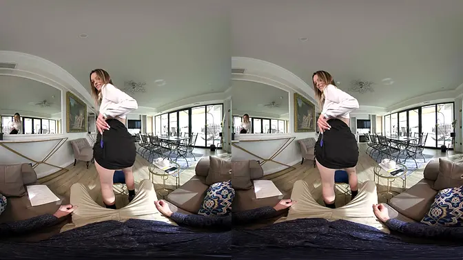 Can You Finish A Complicated Final Test & Give Your Boss' Stepdaughter Luna Ray An Orgasm At The Same Time? - Ray Ray