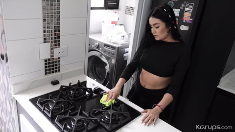 Raw Latin Booty Banged by Her Fleshy Master!