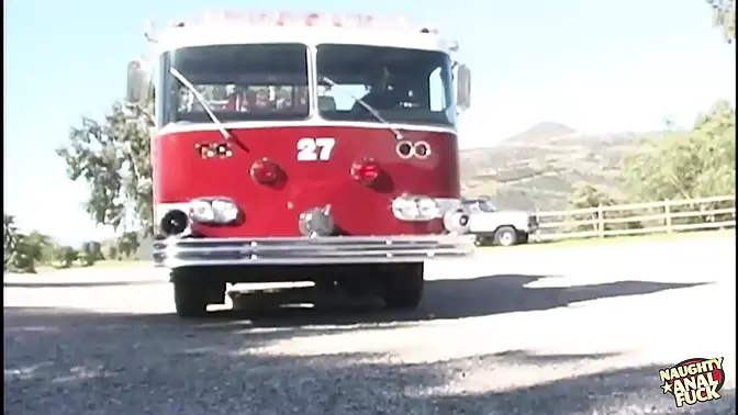 During DP, a Raunchy Brunette Grins and Sucks Sexy Come From the 2 Lustful Dudes 