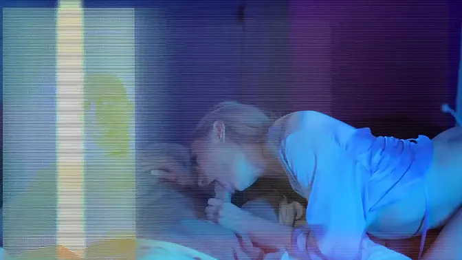 Gang bang with busty brunette and her guy