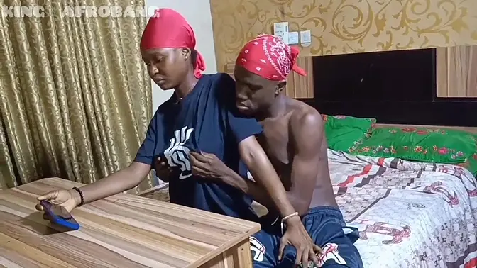 Amateur girl gets fucked while watching porn