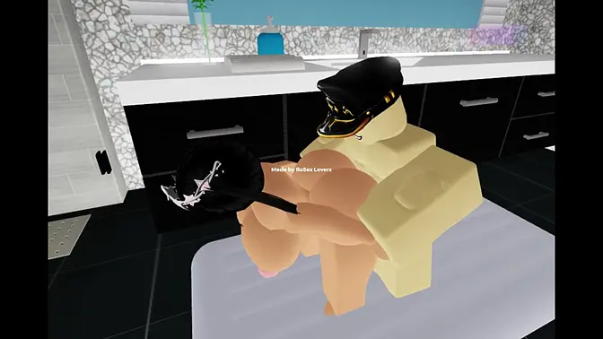 Jacob deep fucking her colleague Daisy in Roblox Condo! (They cummed twice!)