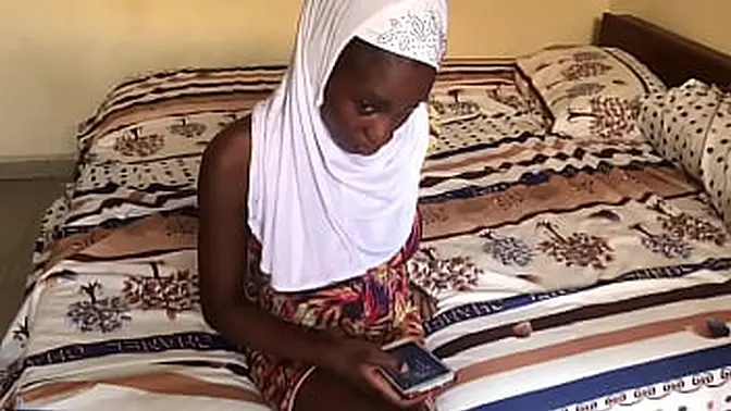 Big BBC fills small tit babe