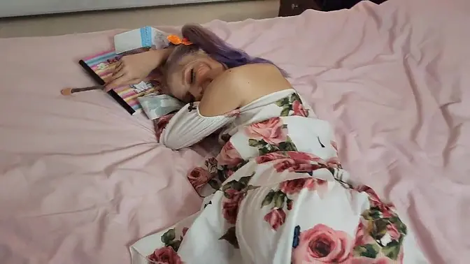 Petite Japanese teen loves deepthroat and DP