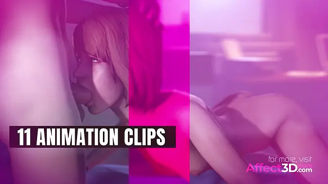 Maxine's Game Babe 3D Animation Bundle