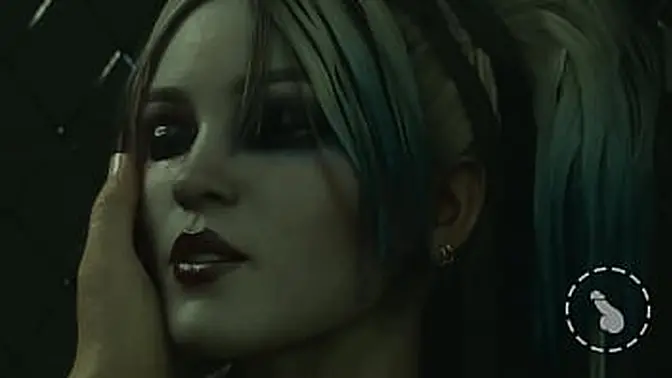 Animated babe gets a facial and creampie