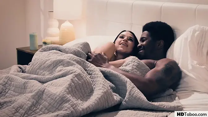 Stepbrother and stepdaughter's taboo affair