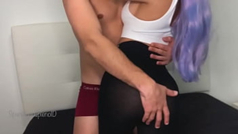 Ravishing purple-haired siren gets ravaged by my relentless cock🌭