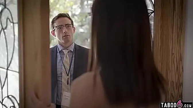 Hairy Asian teen gets a big cock in her pussy