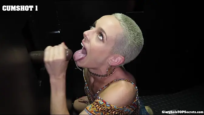 Sidra swallows Chris Cock's thick cum