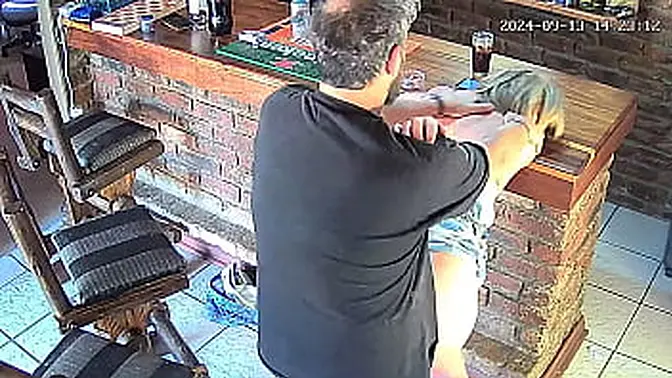 Cheating wife caught in compromising position