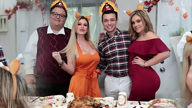 Wife and Daughter share cock while hubby watches