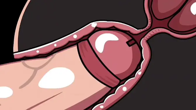 AI-generated curvy 3D babe with big boobs gets internal creampie