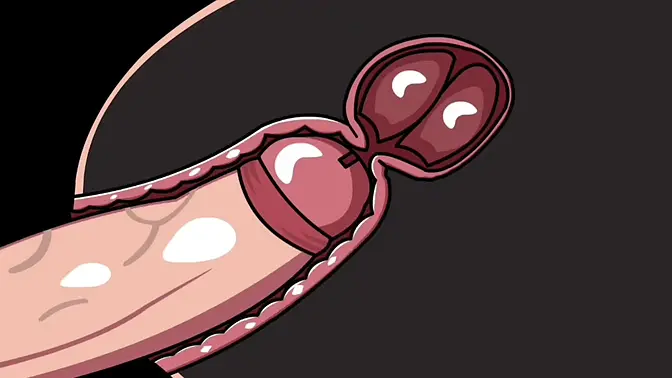 AI-generated curvy 3D babe with big boobs gets internal creampie