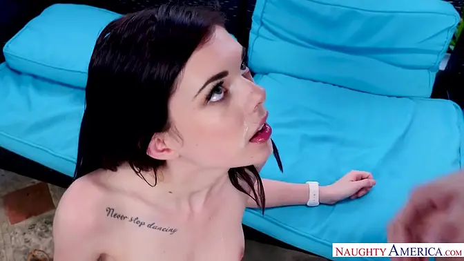 Audrey Grace Fucking In The Outdoors With Her Small Tits