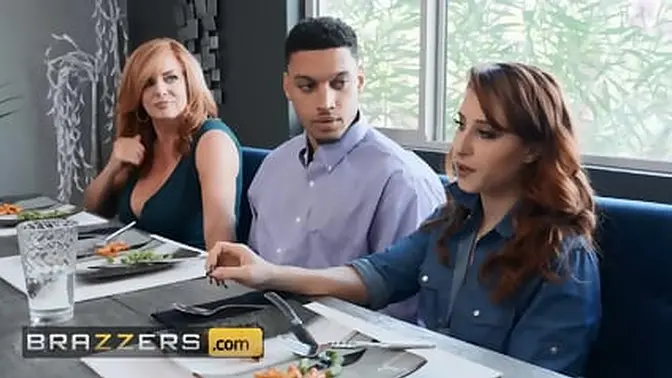 Alice's steamy 4some with her BF, stepmom, and neighbor