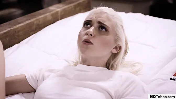 Teen virgin gets BBC creampied while blindfolded