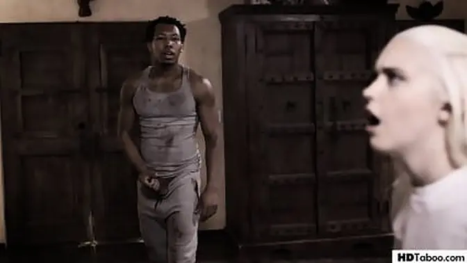 Teen virgin gets BBC creampied while blindfolded