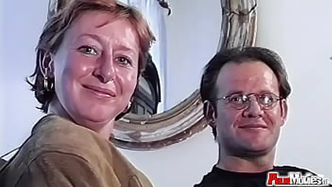 Shy blonde MILF Marlene Schuster enjoys fucked and facialized in retro movie