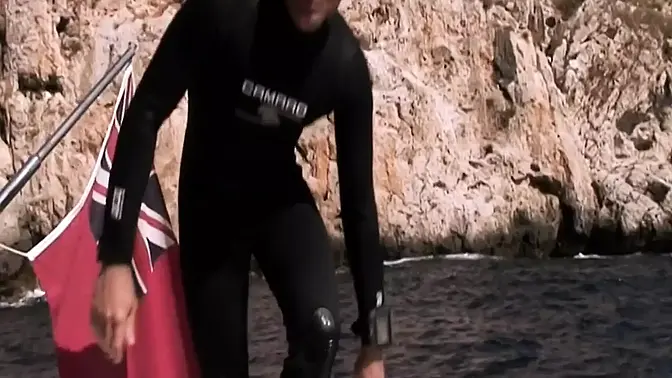 Brunette babe deepthroats big cock and takes anal in cowgirl