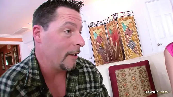 In need of sexual advice the aroused brunette seeks out knowledge from the older stud