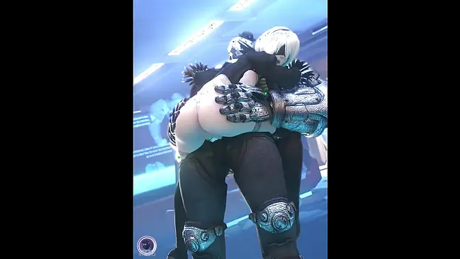 Animated 3D girl sucks cock and gets fucked hard