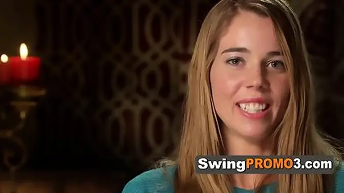 Shy husband gets lucky with horny wife at Swing House party