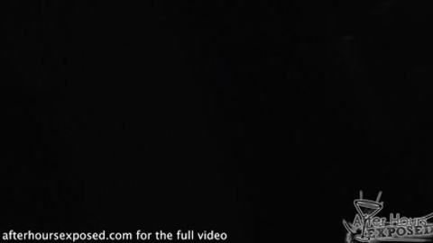 Dirty striptease queen unleashing massive cumshot on midnight pleasure seekers'