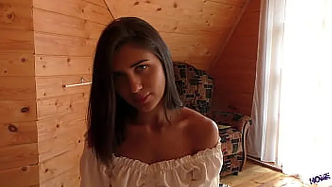 Cute student whore takes big cock in 1 on 1 lesson