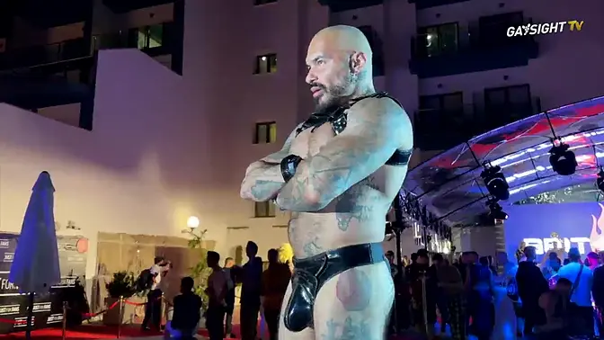 Spitfire Fashion Show - Hot European Models Stripping in Spain