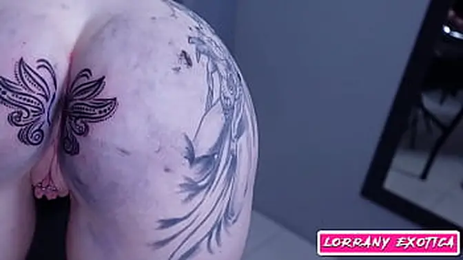 Ass🍑-tattooed babe′s anal👌 ride with Marcio Baiano &mdash;  a scorching-hot &mdash;  XXX-rated session