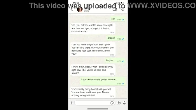 Stepmom sees my cock in naughty sexting accident