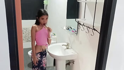 Filthy Filipina femme fatale forces facial fucking on willing victim