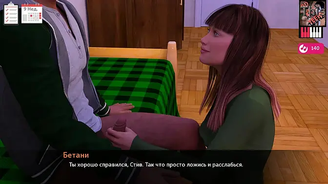 Cartoon teen girl's shaved pussy gets pounded in 3D