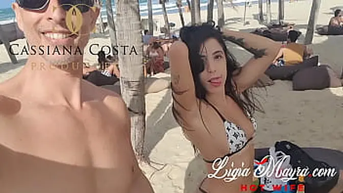 Latina Amador gives a sensational blowjob and rides her husband's cock