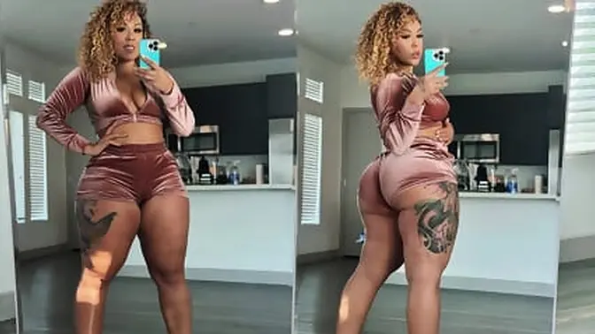 Thick stepmom gets oiled up and pounded by BBC